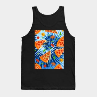 Tie Dye Pizza Tank Top